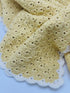 Kids and Babies' Crochet Blanket, kids room deco, kids gift, worsted wool and cotton blend